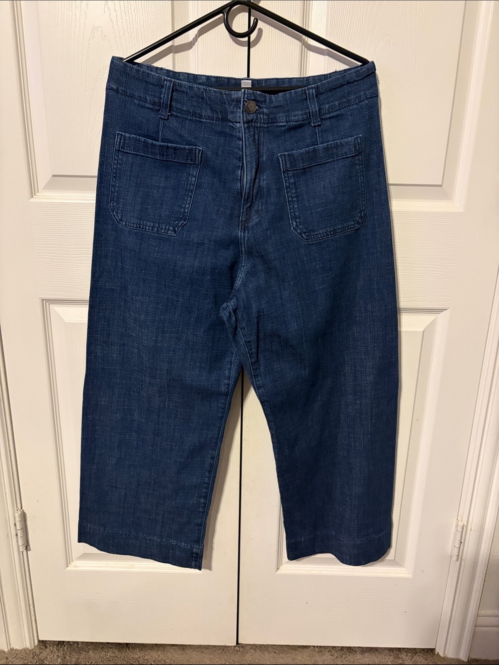 Woman’s Dark Blue Denim Jeans - Classic Straight Fit